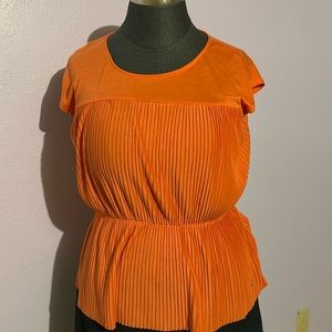 Merona pleated peplum top